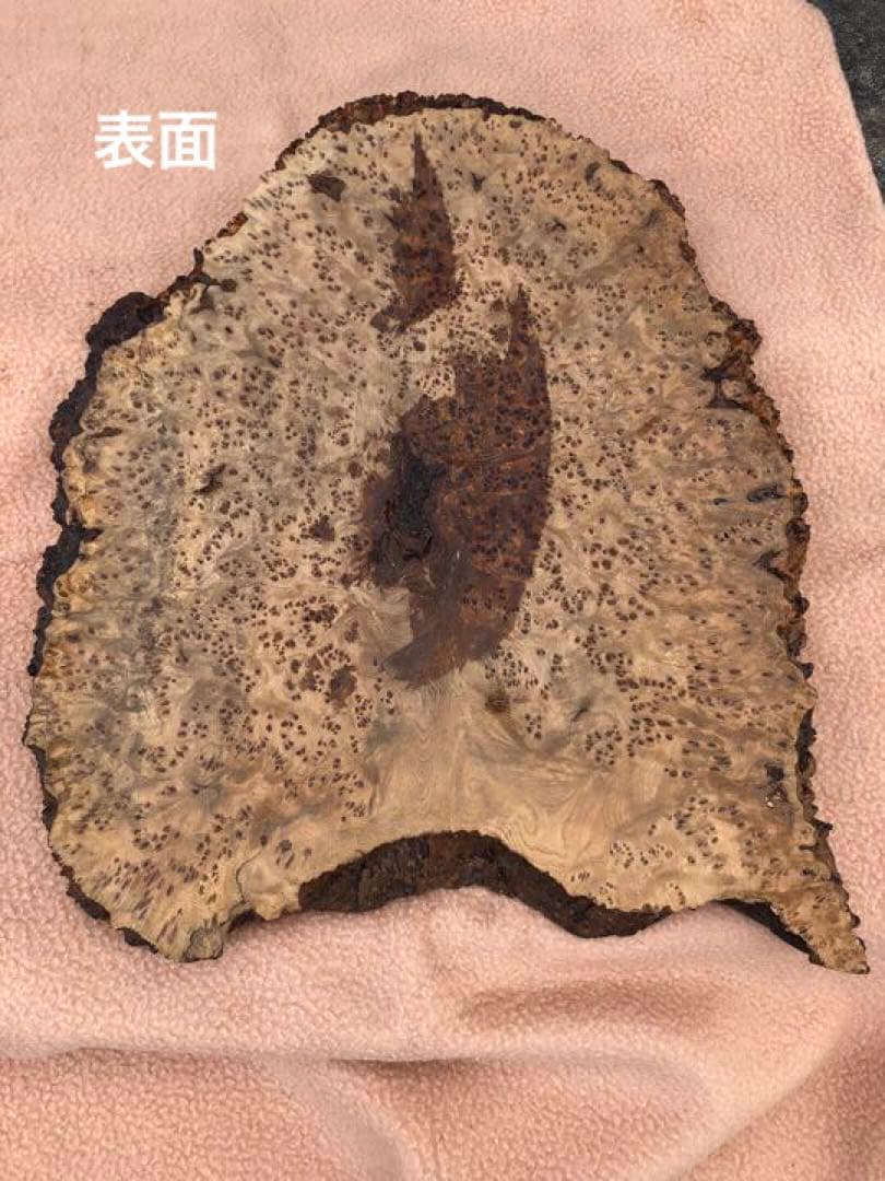 青森ヒバ　うずら模様　1枚板　こぶ板