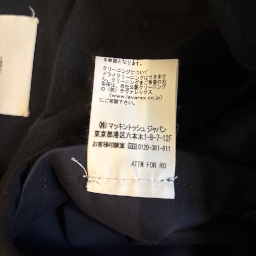 【極美品】MACKINTOSH 定価24万円強 ゴム引き 専用カバー・ハンガー付