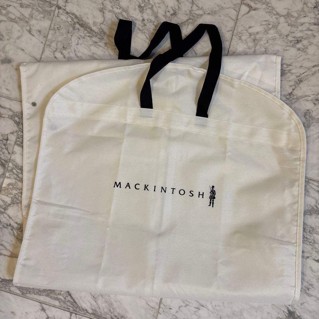 【極美品】MACKINTOSH 定価24万円強 ゴム引き 専用カバー・ハンガー付