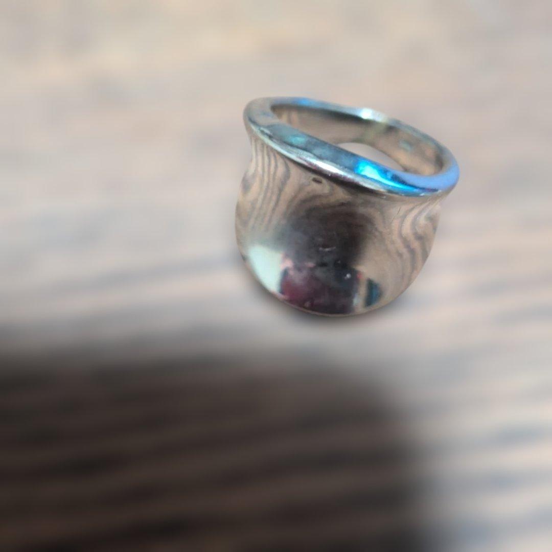 シルバー チェーンブレスレット バングル リング 3点セット、まとめ売り