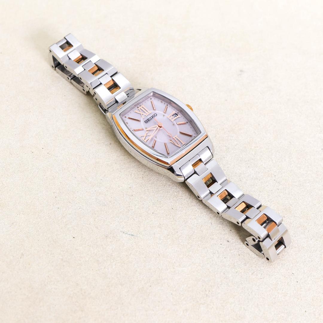 稼働 SEIKO LUKIA 腕時計 電波ソーラー ピンクゴールド 2020
