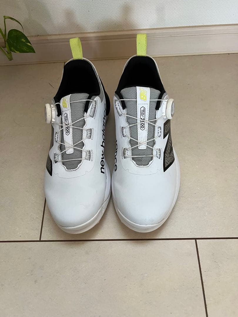 new balance ゴルフシューズ ホワイト