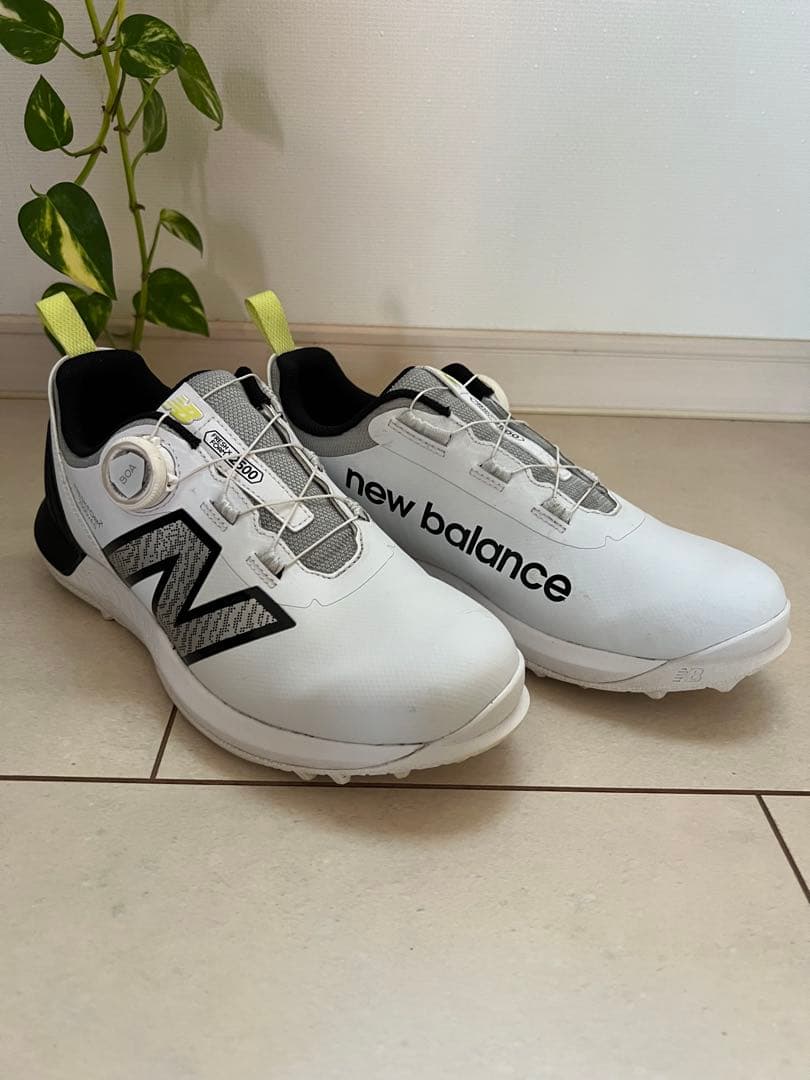 new balance ゴルフシューズ ホワイト