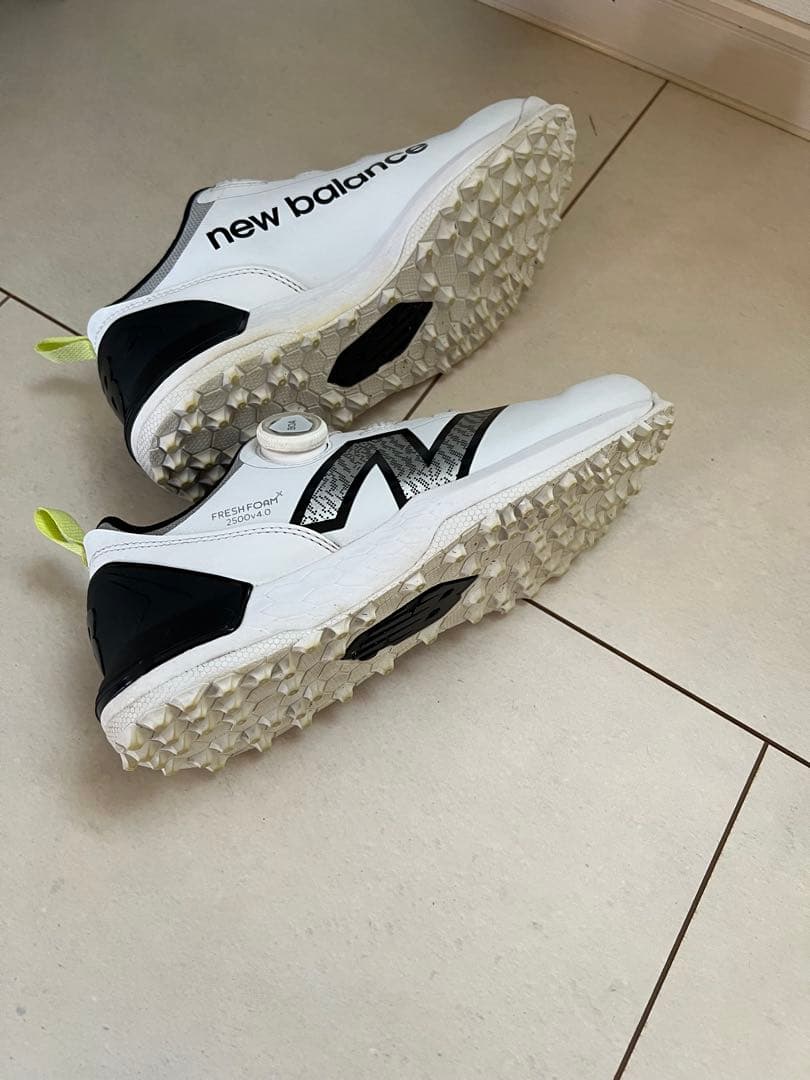 new balance ゴルフシューズ ホワイト