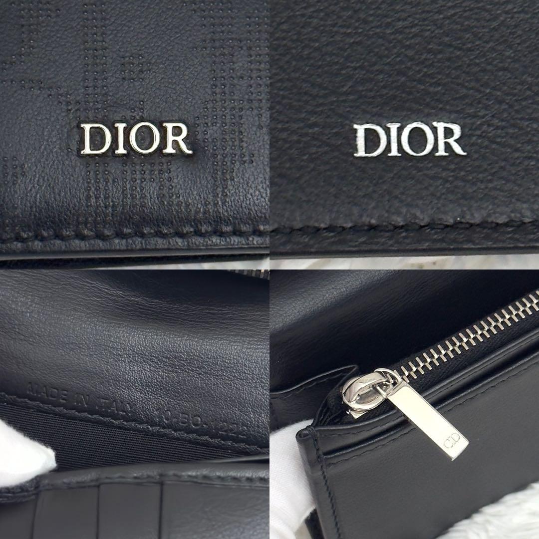 極上美品✨DIOR★ディオール オブリーク ギャラクシー 二つ折り 財布