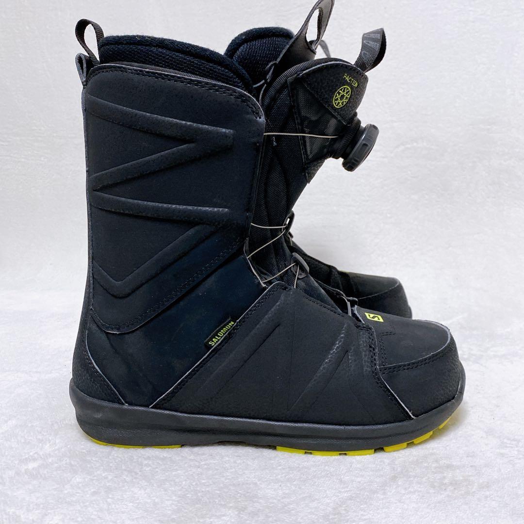 美品　サロモン　FACTION BOA　スノーボードブーツ　25.5cm　黒