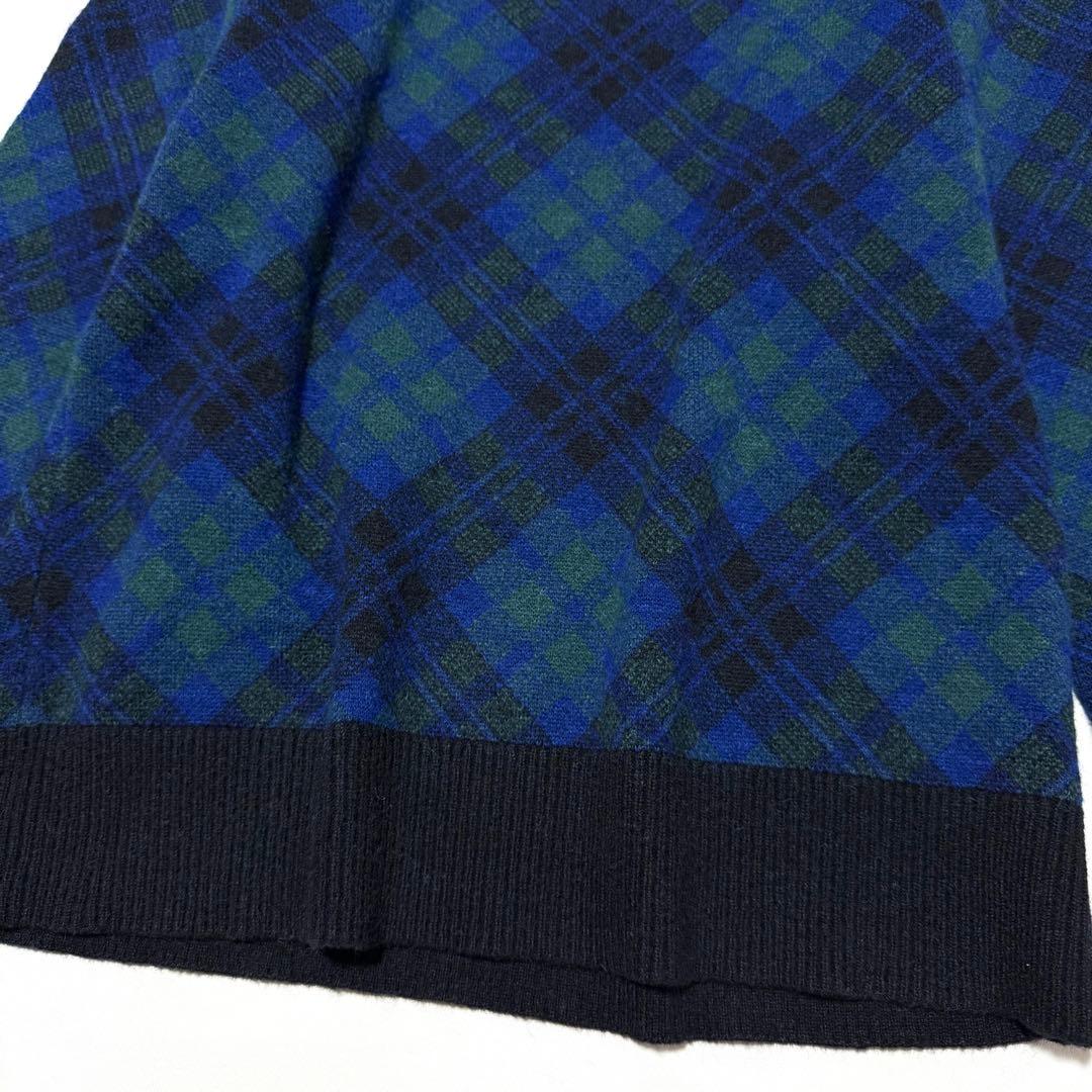 新品✨ブルックスブラザーズ✨ショルダーボタンセーター（L）アルパカ　チェック