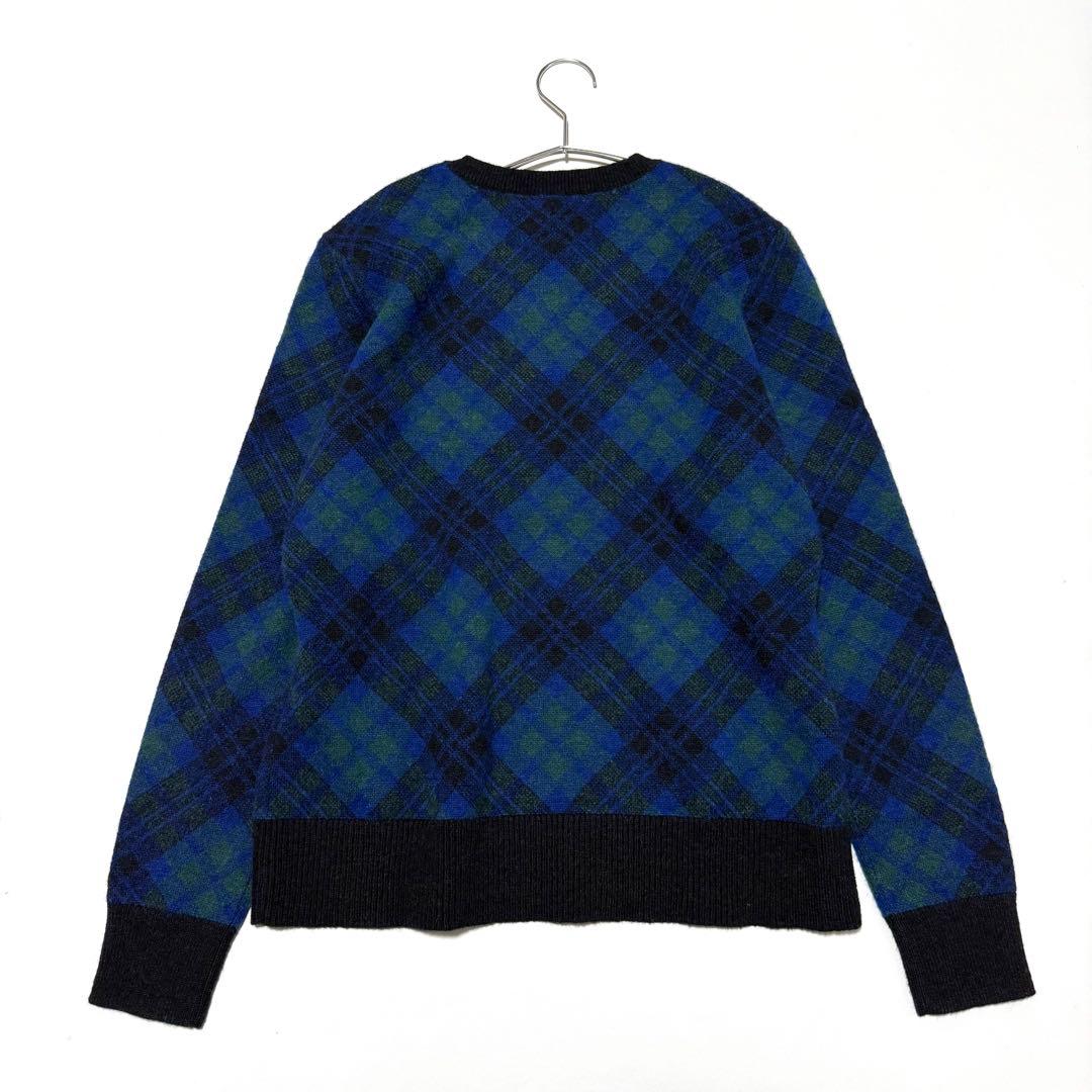新品✨ブルックスブラザーズ✨ショルダーボタンセーター（L）アルパカ　チェック
