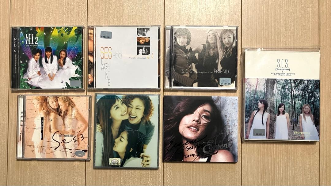 S.E.S. アルバムセット 7枚　現地購入品　サイン入り