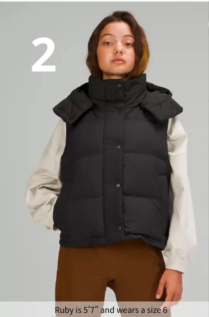 T*能様 極美品:lululemon Wunder Puff Cropped V