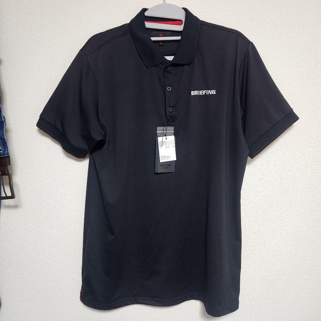 ブリーフィング　ポロシャツ　XL BBG241M02　TOUR PORO 黒