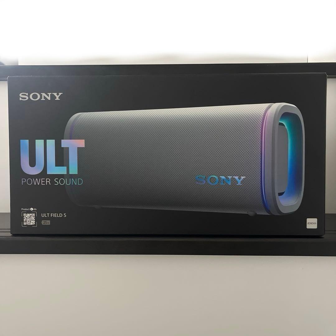 SONY ULT FIELD 5 ワイヤレスポータブルスピーカー(オフホワイト)