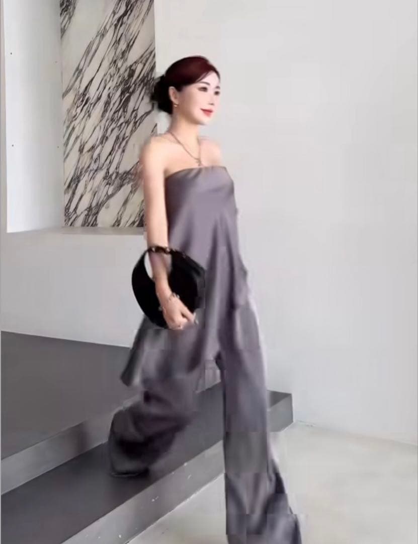 JOSE MOON グレー サロペット 36