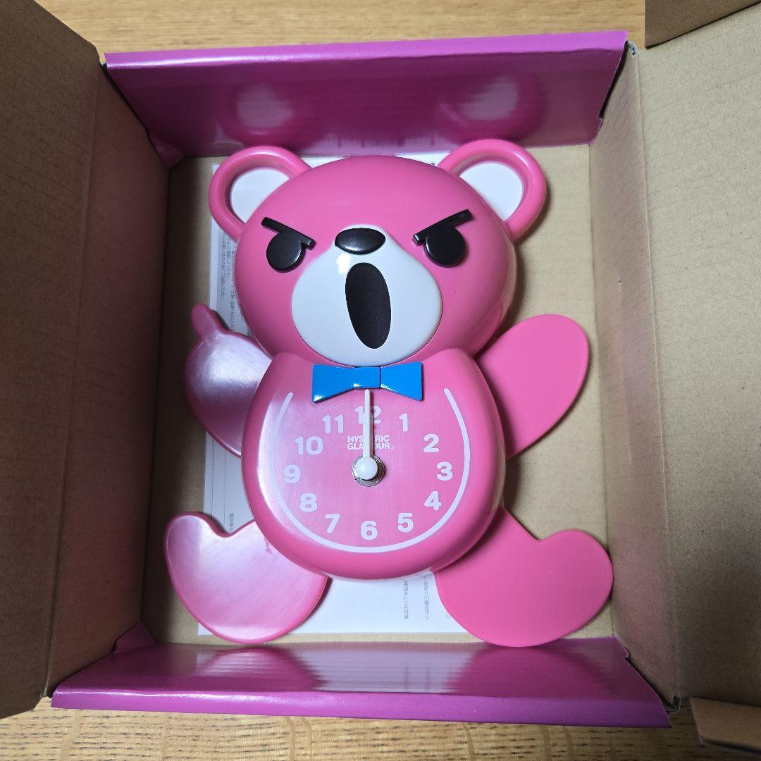 HYSTERIC GLAMOUR ファックベアー壁掛け時計