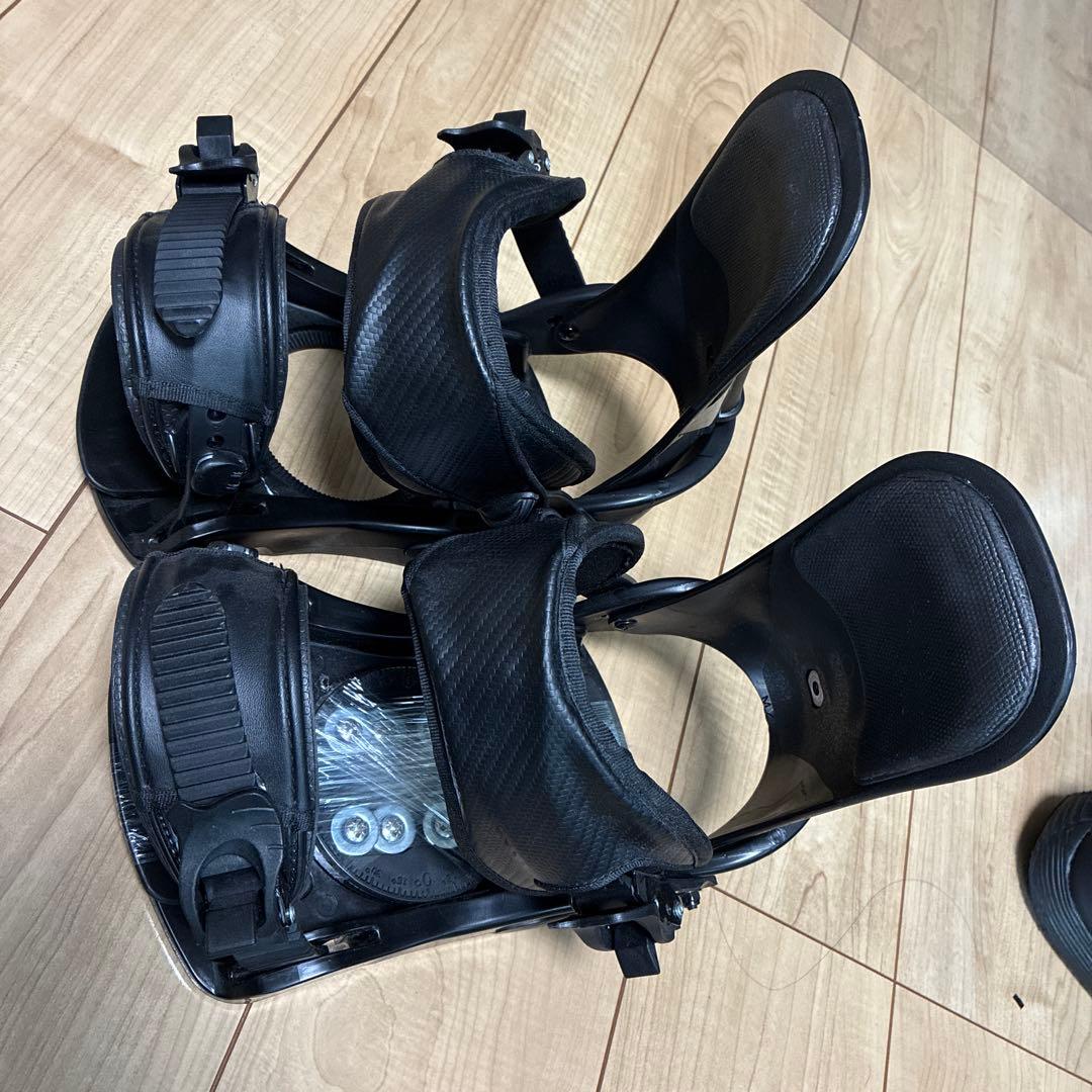 kissmark スノーボードビンディング ブラック M サイズ