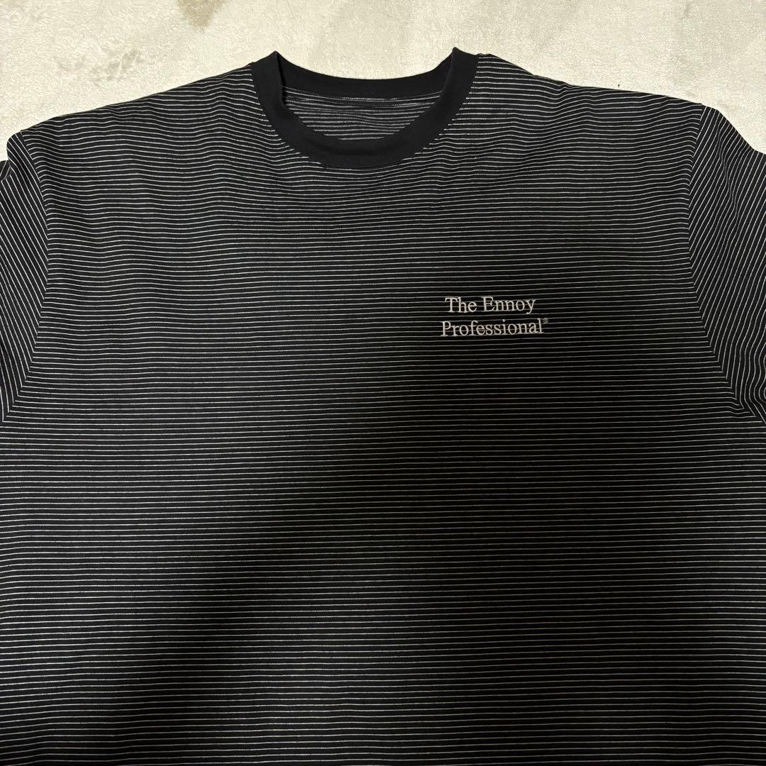 トップス ennoy 23SS L/S Border Black everyone xxl