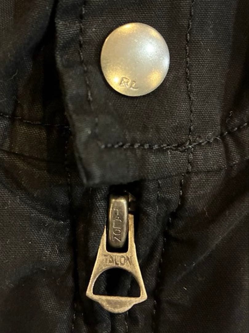 ラルフローレン フーデッド　ジップアップジャケット　ブラック　白ポニー　現行