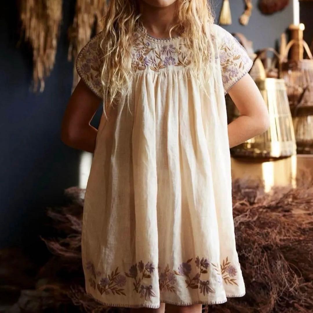 Apolina Stevie Dress Magnolia 9-11Y 新品