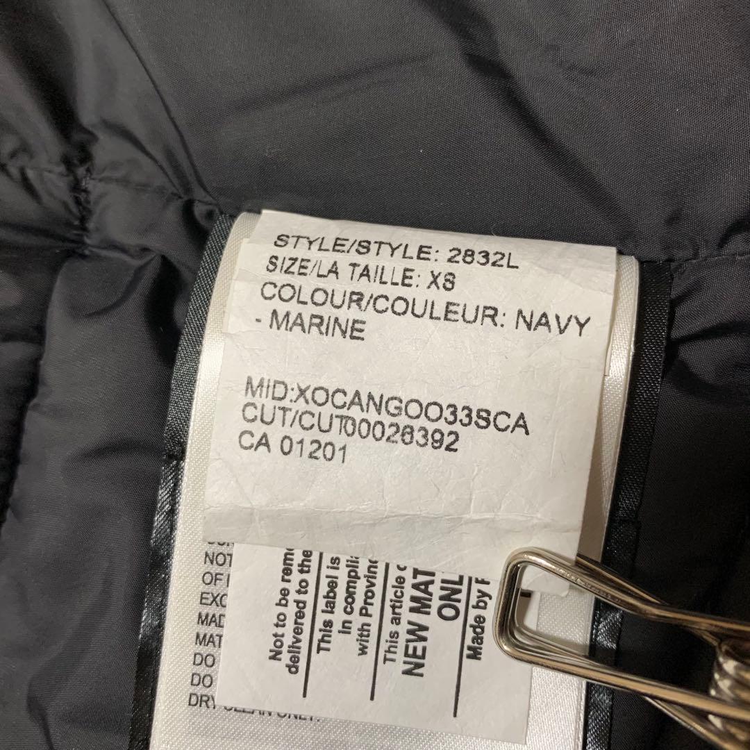 カナダグース　レディース　フリースタイル　ダウンベスト　ネイビー　サイズXS