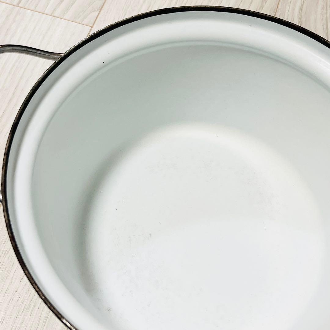 【希少品】北欧ビンテージ キャサリンホルム ホーロー鍋 22cm