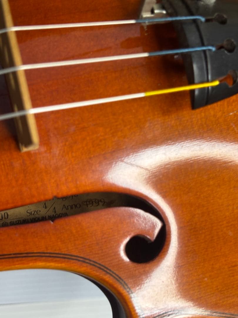 SUZUKI スズキ バイオリン No.200 4/4 1999年製 おまけ多数