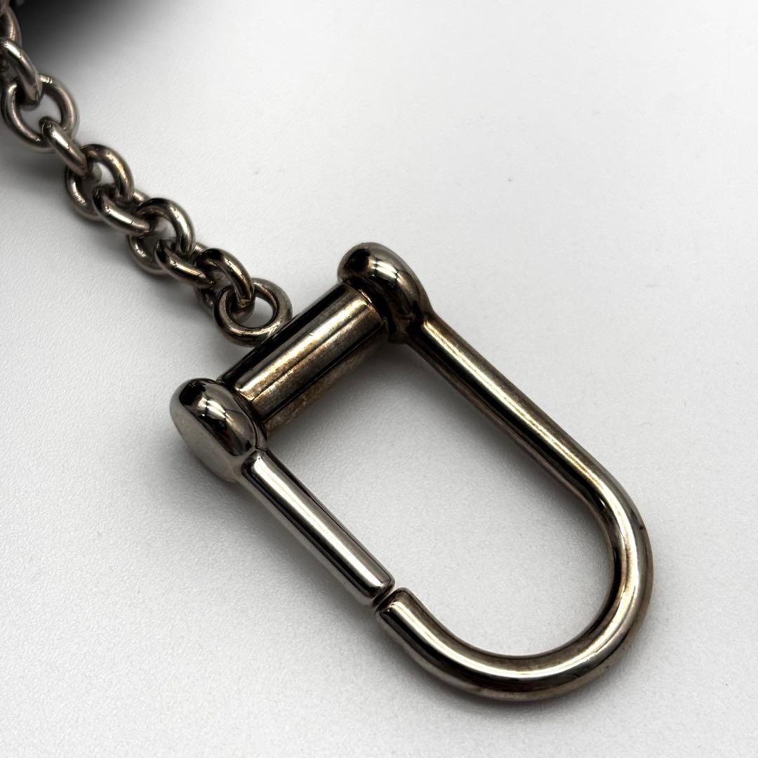 極美品 グッチ ケース マイクロシマレザー 小銭入れ GG ダークネイビー