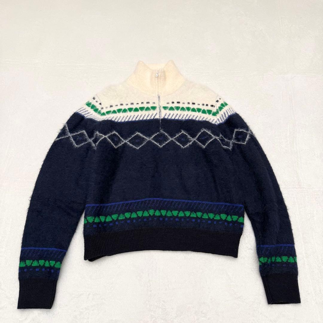 PAMM 食卓ノルディック ハーフジップニットサイズ2