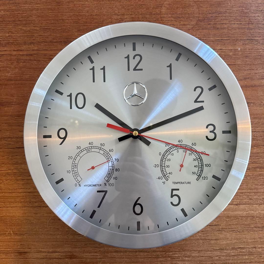 【新品未使用】メルセデスベンツ　壁掛け時計 Mercedes-Benz
