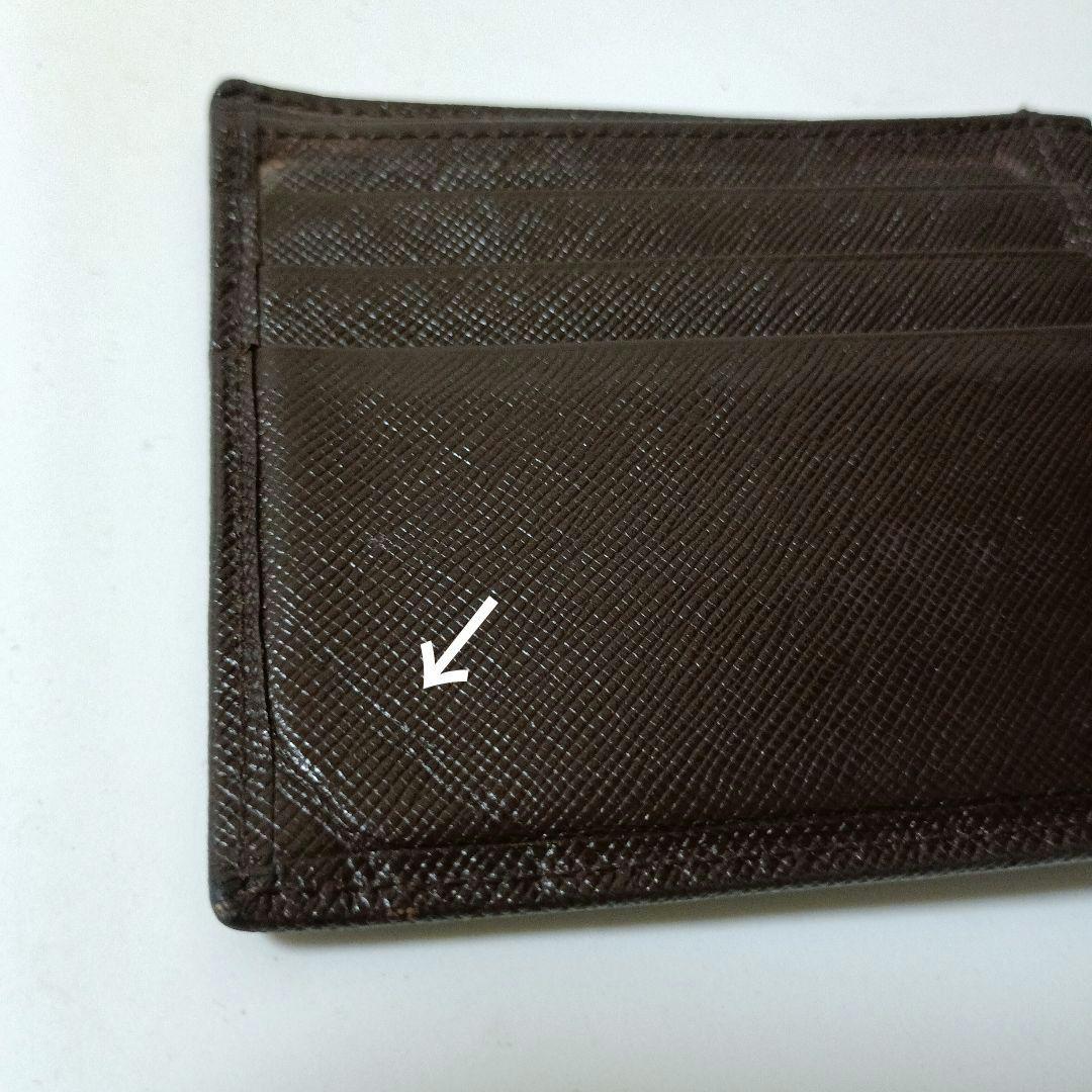 BURBERRY　バーバリー　二つ折り財布　レザー　ダークブラウン　ノバチェック