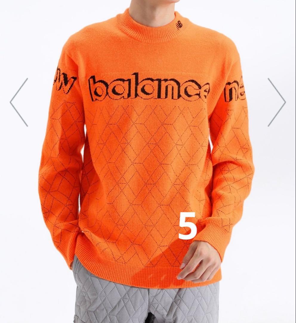 【5】 ニューバランス ダイヤ モックネック ニット メンズ ゴルフ