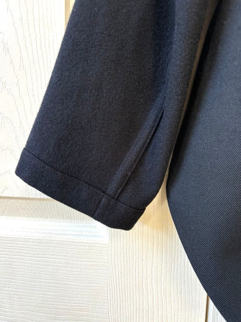 コムデギャルソン　コムコム フードジャケット　ブラック