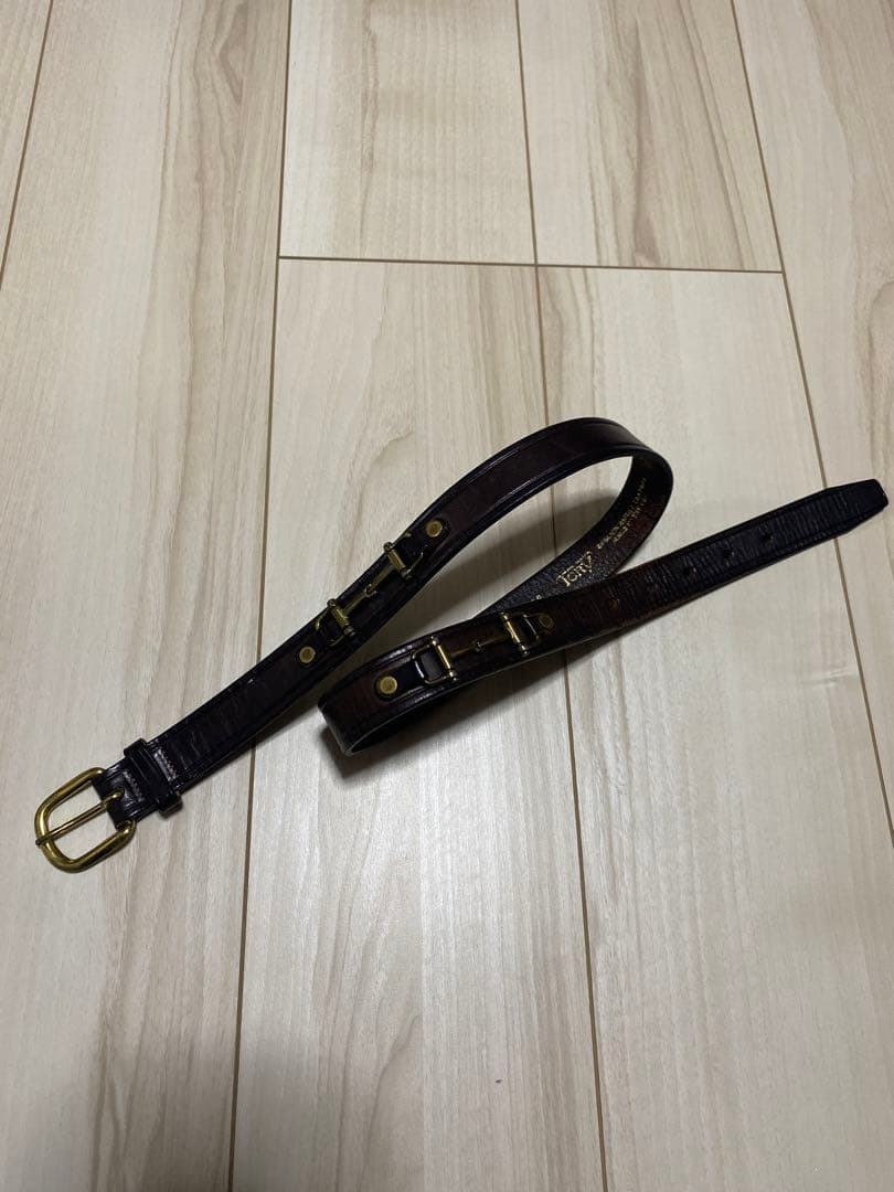 TORY leather トリーレザー　スナッフルビットベルト　w32