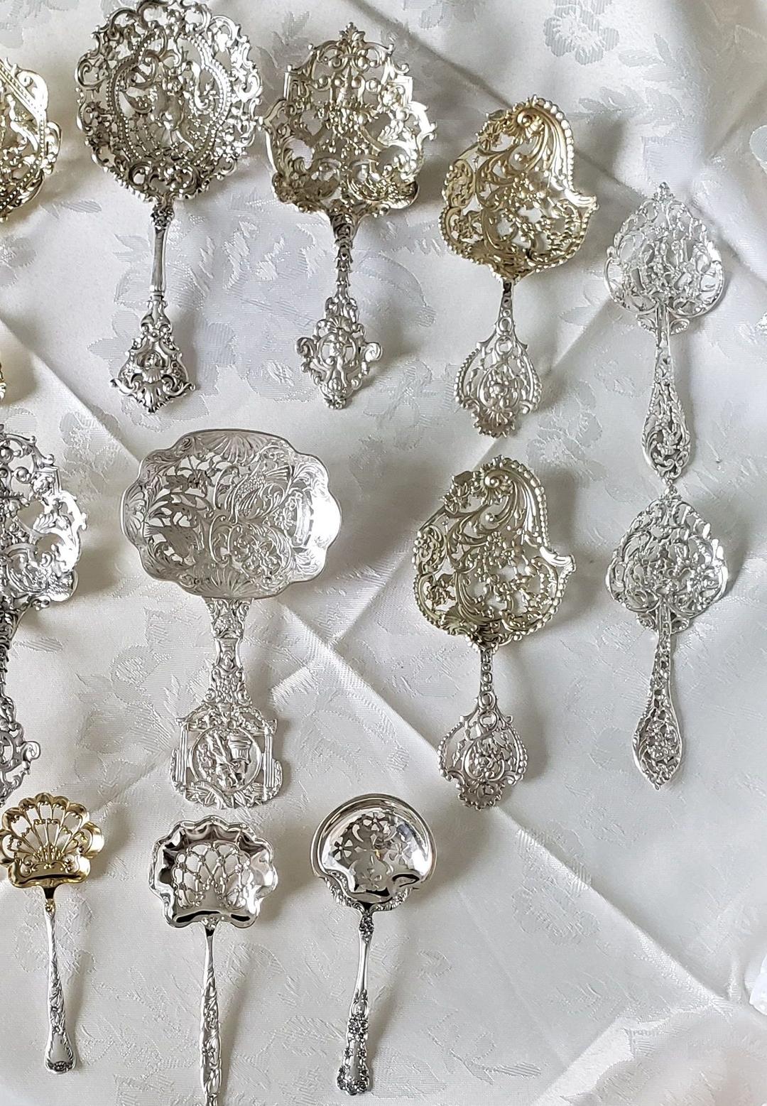 純銀 スターリング ゴーハム ボンボンスプーン キャディースプーン アンティーク