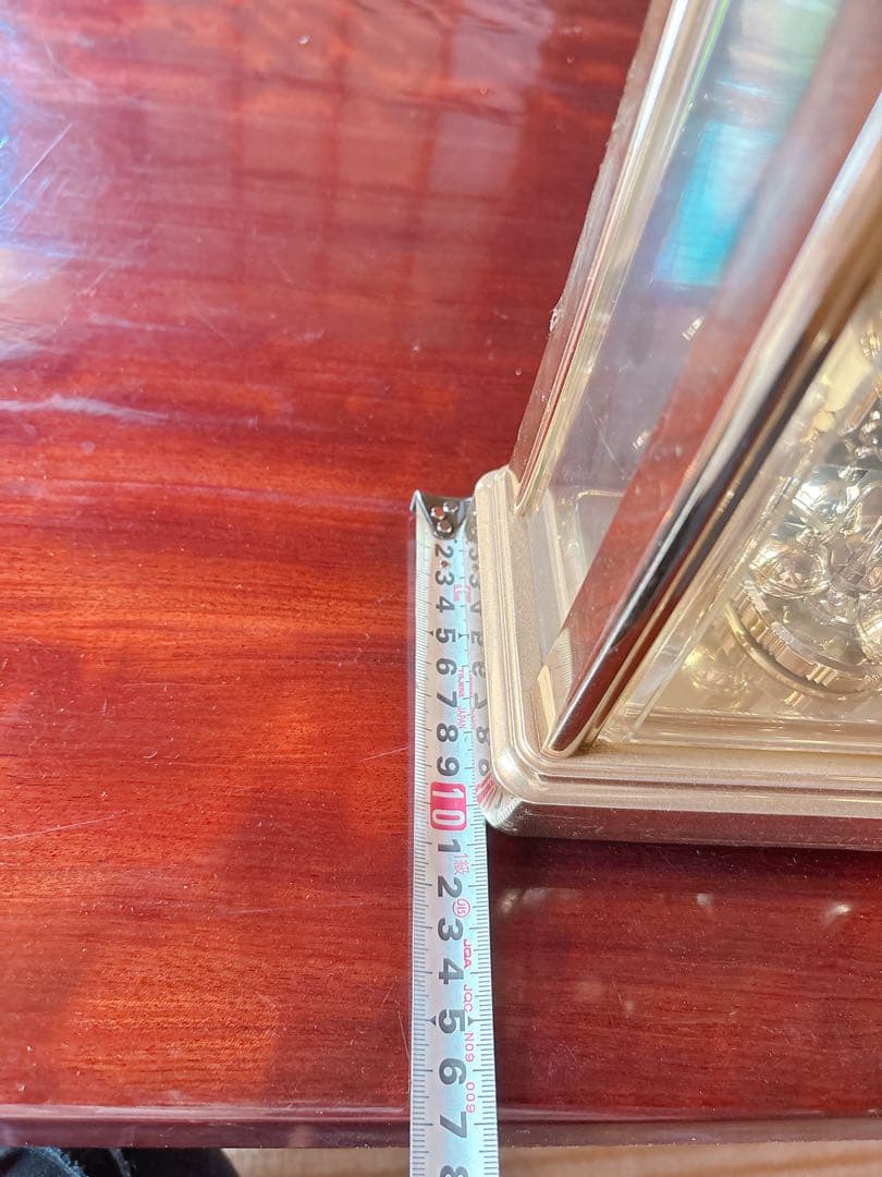 骨董品 時計 SEIKO 回転飾りつき からくり時計