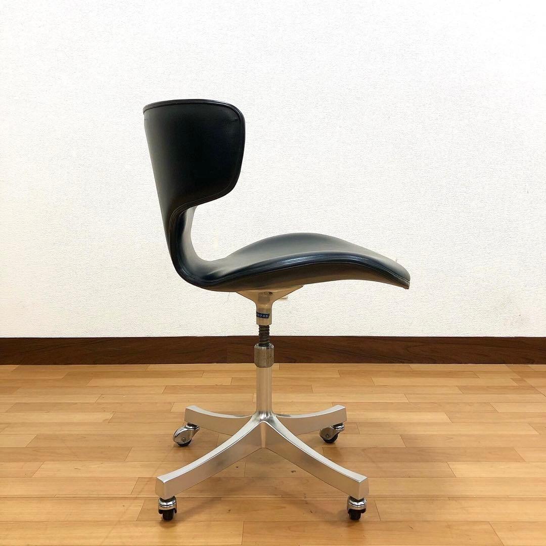 TENDO 天童木工 剣持勇 カブトチェア キャスターベース 兜 椅子 民藝 3