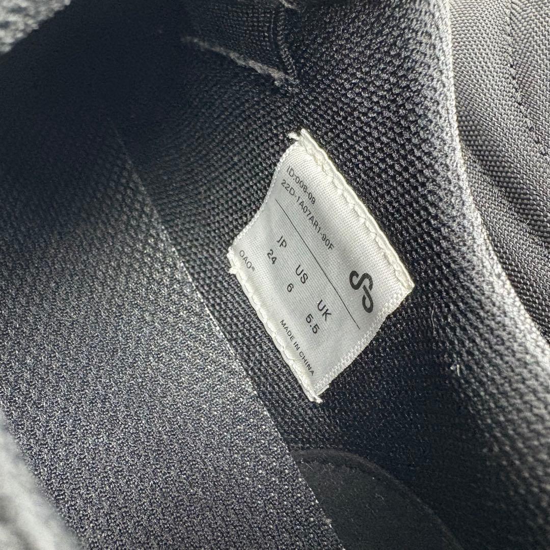 【新品同様】OAO オーエーオー　24cm スニーカー　FOUNTAIN 黒