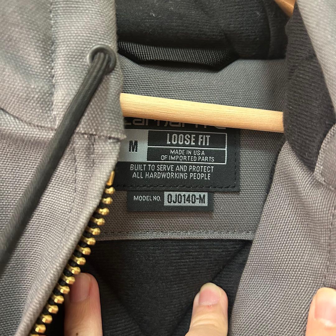 Carhartt アクティブジャケット　希少　USA製　グレー　Mサイズ