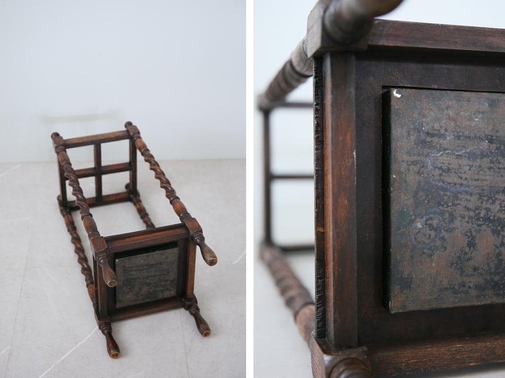 英国アンティーク木製傘立て/アンブレラスタンド/玄関インテリア(89-269)