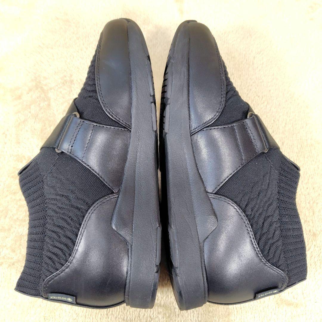 極美品 pedala ペダラ ゴアテックス スニーカー　スリッポン ベルクロ 黒