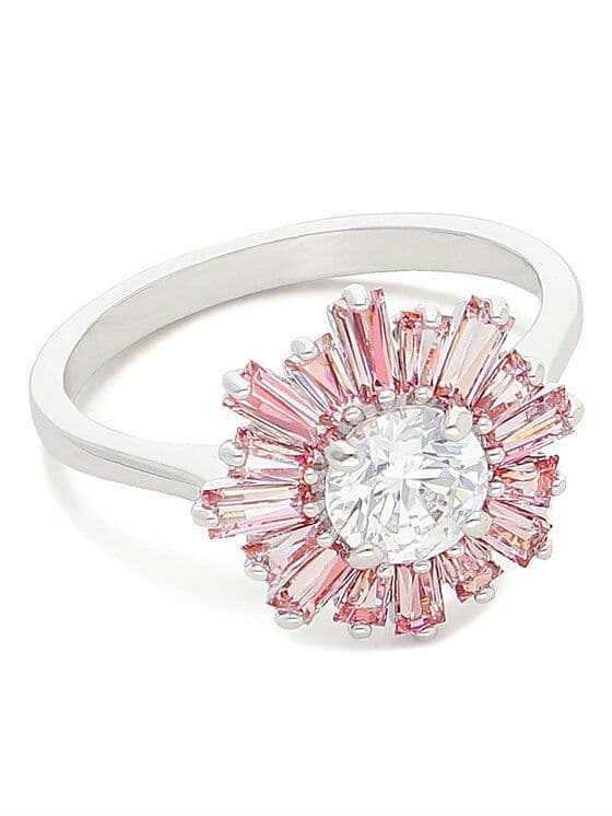 floraさん専用 55 Sunshine リング スワロフスキー