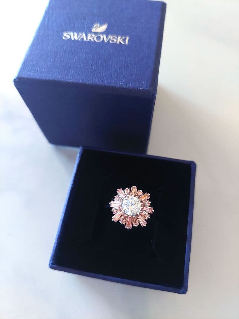 floraさん専用 55 Sunshine リング スワロフスキー