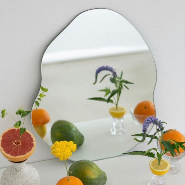 ウェーブミラー 韓国インテリア