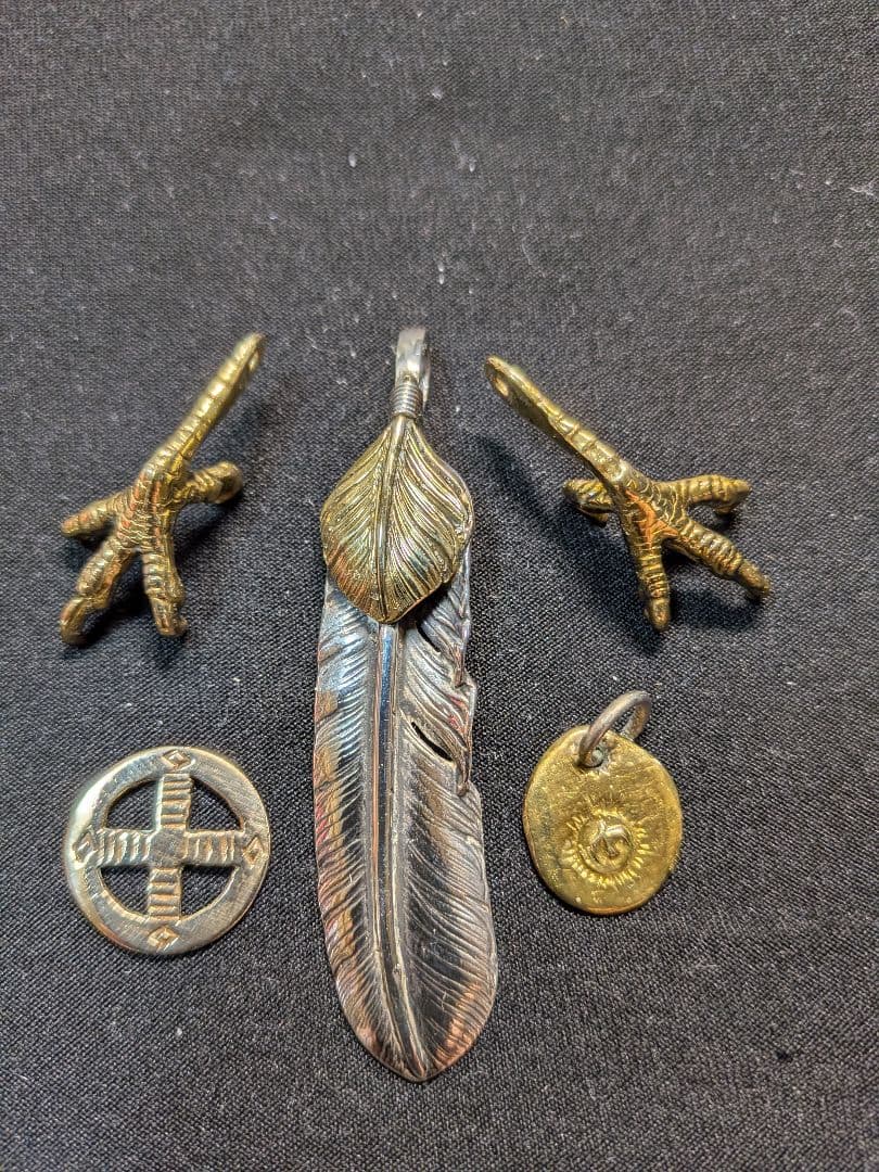 上金特大フェザー・金ホイール・金爪・金メタルセット