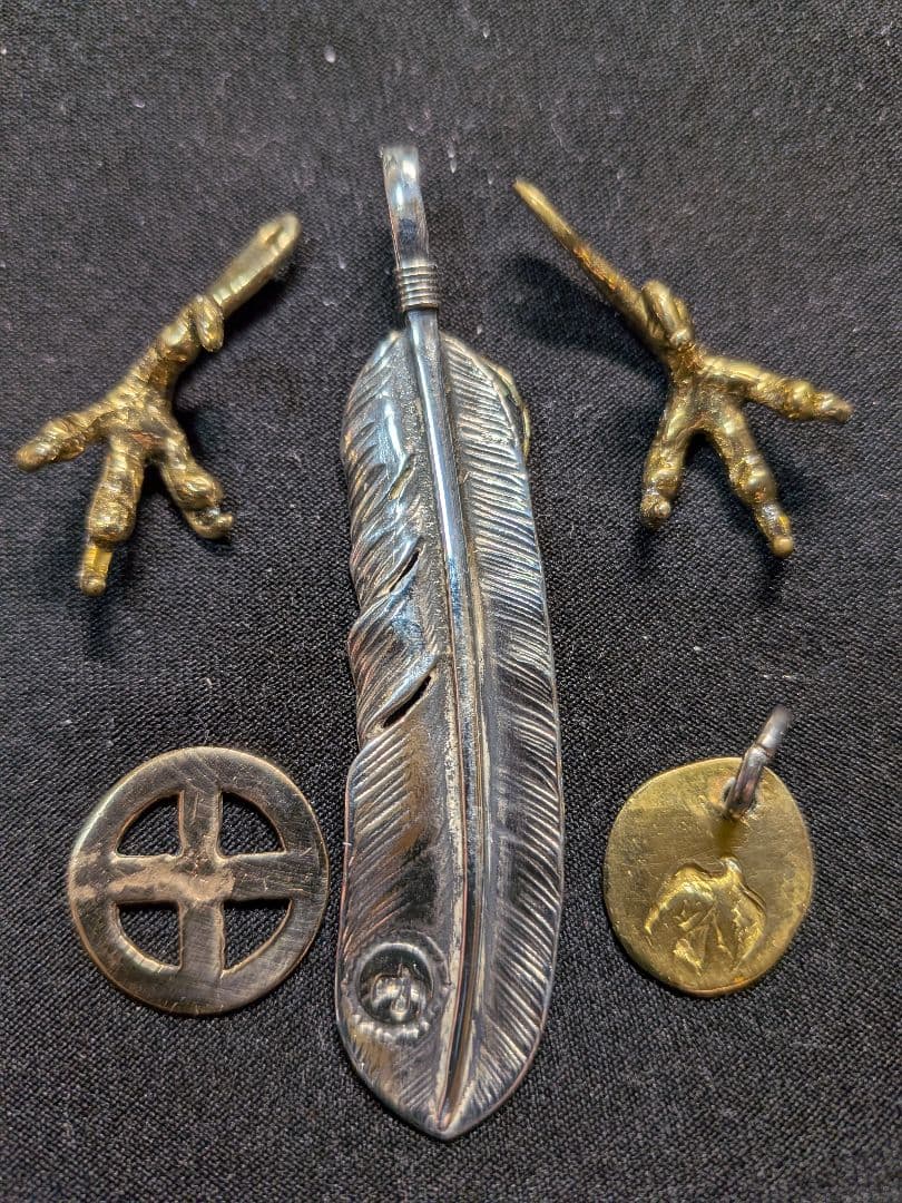 上金特大フェザー・金ホイール・金爪・金メタルセット