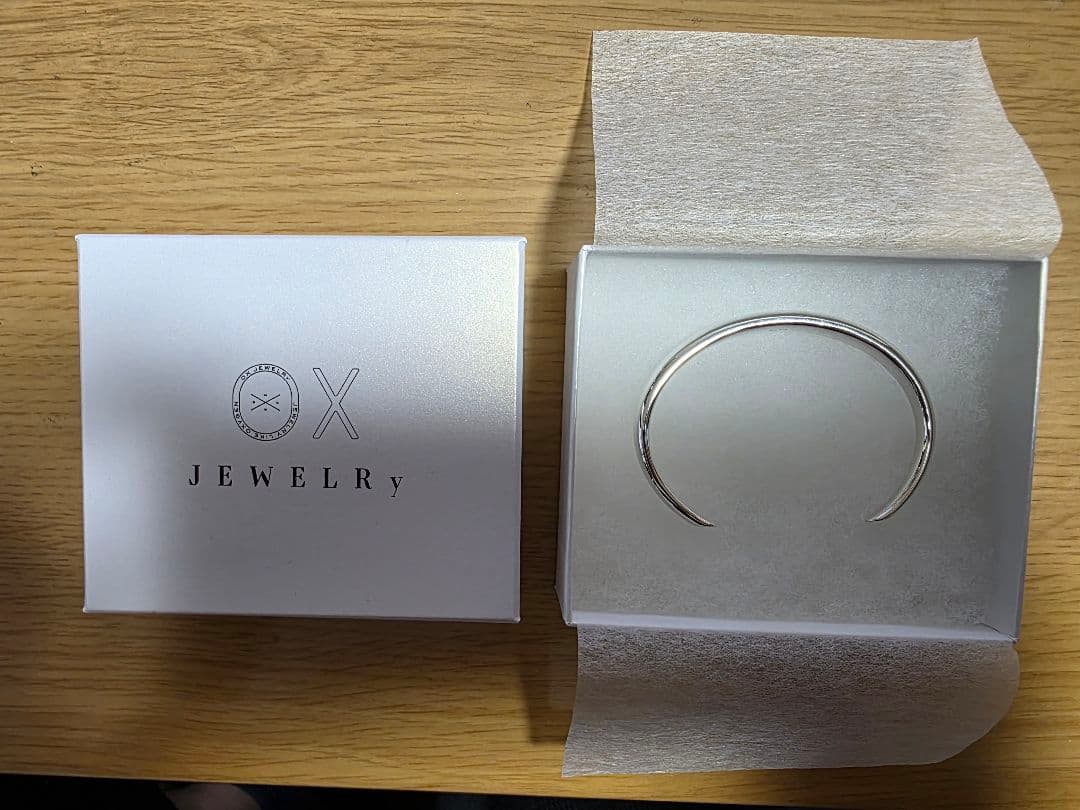 アクセサリー OX JEWELRy Silver Curve Bangle
