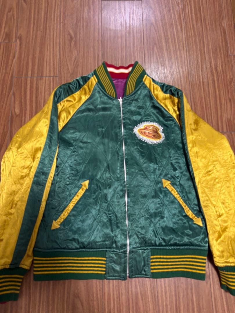 Dry Bones Rockin Jelly Beanリバーシブルスカジャン