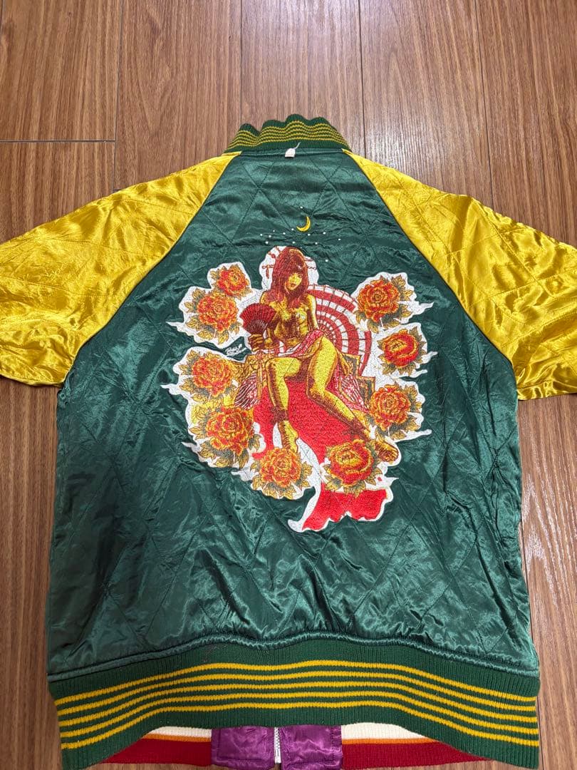 Dry Bones Rockin Jelly Beanリバーシブルスカジャン