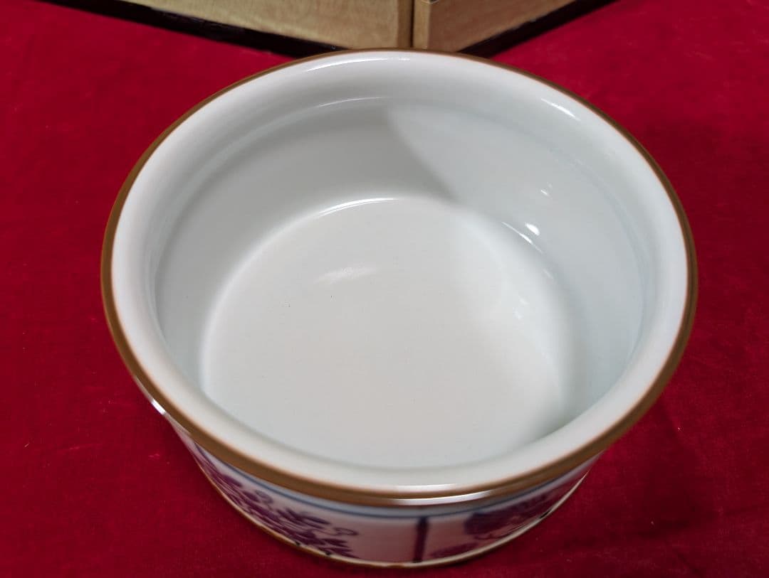 茶道具　皆具　染付祥文　平安 手塚祥堂