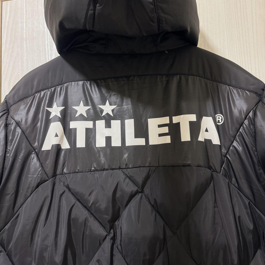 美品　ATHLETA ベンチコート　ナイロンパーカー　ナイロンジャケット　中綿入