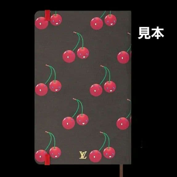 ルイヴィトン×村上隆 コラボ ノートブック チェリー　限定ショッパー シール付